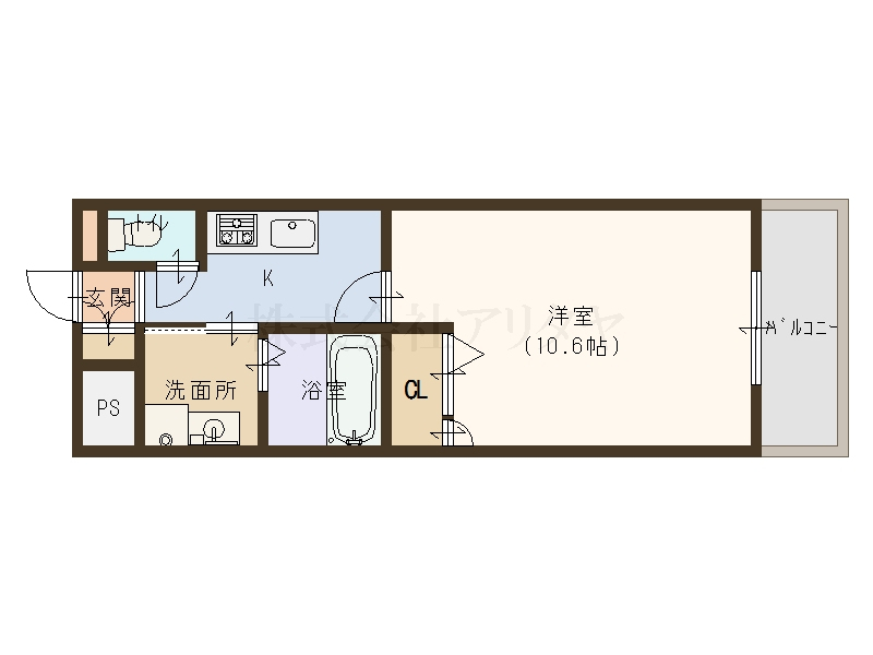 白鷺駅 徒歩17分 構造:鉄骨造