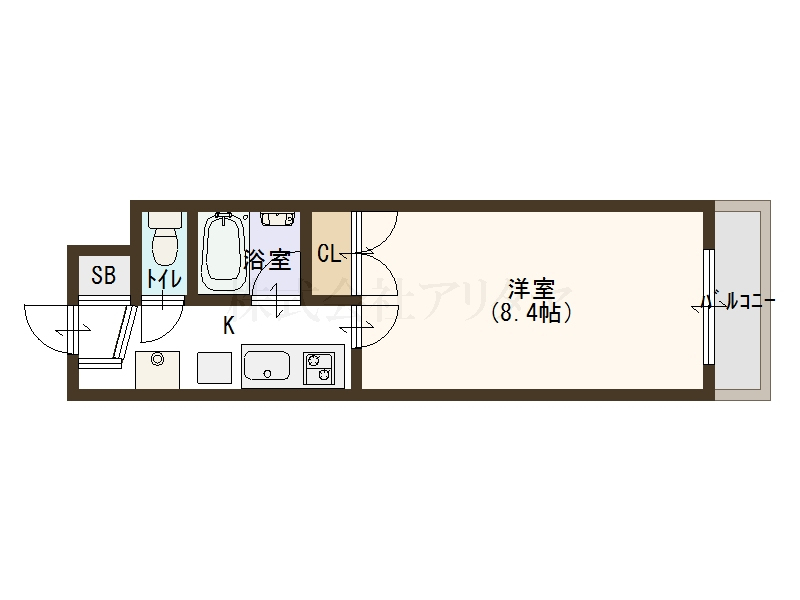 白鷺駅 徒歩3分 構造:鉄骨ALC