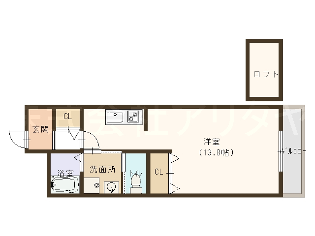 白鷺駅 徒歩1分 構造:鉄骨造
